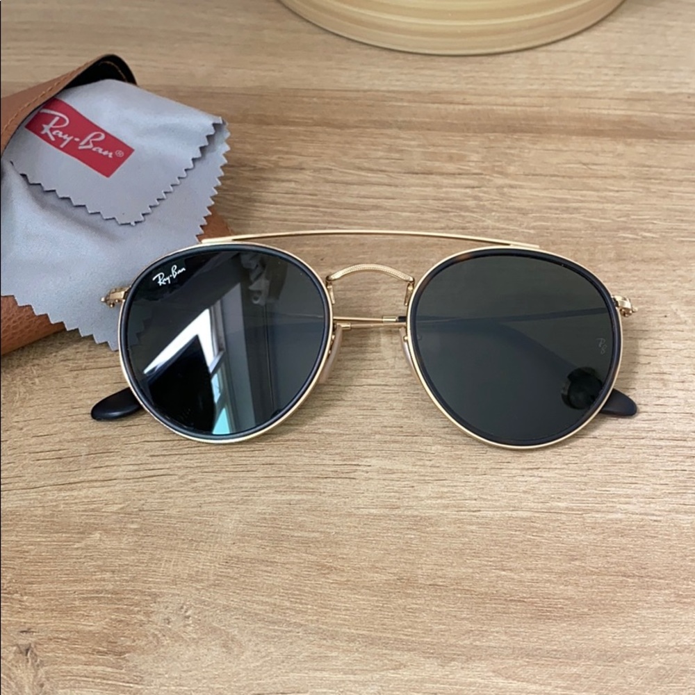 Ray-Ban Round Double Bridge Sunglasses